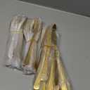 60-Pcs Gold Silverware Set - Stainless Steel Flatware Cutlery Set Service for 20, Mirror Polished Gold Flatware Set Include Forks Spoons Knives for Home, Wedding, Restaurant, Dishwasher Safe