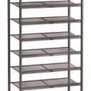 8Tier Metal Tall Shoe Rack,Large Shoe Rack for Closet,entryway,Garage, with Adjustable Flat or Angled Shelves, Hold 32-40 Pairs Shoes