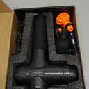 TOLOCO Massage Gun, Back Massager 10 Replacement Head for Pain Relief Deep Tissue, Percussion Massage Guns 7 Speed Level Super Quiet Electric Massager Mothers Day Gifts, Carbon