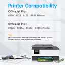 923XL 923e Ink Cartridges Combo Pack with chip, High Yield Replacement for HP 923 923e 923XL Ink Work for HP OfficeJet Pro 8135e 8138e 8139e 8122e 8120 8123 8130 8133 Printers (BK/C/M/Y) 4-Pack