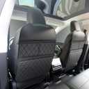 2 Pack Kick Mats Back Seat Protector Seat Back Protector for Kids Feet Car Seat with Car Back Seat Organizer, Seat Back Protector Cover for Back of Front Seats - Protect against dirt and scuffs