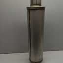Upower 4" Inlet Diesel Exhaust Muffler 7" x 24" Body 30" Whole Length XS2772 - Straight Through Stainless Steel Welded On Resonator Muffler