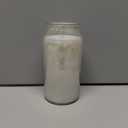 7 Day White Prayer Candle in Glass Jar- 1 Pack - Memory Candle for Religious, Memorial, Vigil and Emergency - 100% Vegetable Oil Wax