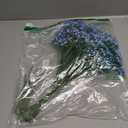 Elyum Babys Breath Artificial Flowers, 12 Pcs Long Stem Baby Breath Flowers Artificial Bulk, Real Touch Blue Fake Babys Breath Gypsophila for Wedding Bouquet Floral Arrangement Home Decor