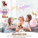 Gifts for Mom, Wind Chimes for Outside Perfect for Outdoor Gardens Patios Home Decor, Features Melodious Tones Create a Zen Atmosphere, Retirement Gifts for Women Men(Colorful Dachshund)