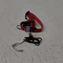 MASBRILL LED Dog Collar,Light Up Dog Collars Rechargeable Waterproof Night Walking Glow Dog Collar for Small Medium Large Dogs (S(15.75*0.98inch), Red)