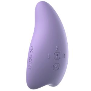 Momcozy Warming Lactation Massager 2-in-1, Soft Breast Massager for Breastfeeding, Heat + Vibration Adjustable for Clogged Ducts, Improve Milk Flow, Lilac