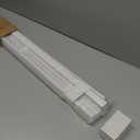 LazBlinds Cordless 1" Vinyl Mini Blinds for Indoor Windows - Light Filtering Horizontal Window Blinds & Shades, 32" W x 72" H, White
