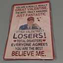 Funny Trump Valentines Day Card – Hilarious & Heartfelt Love Card for Boyfriend, Girlfriend, Husband, or Wife – Premium Quality Romantic Humor Card for Valentine’s Day or Unique Love Gift Pack of 5