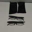 Flexvision Adjustable Vision Glasses Flex Focal Length Adjustable with Dial Vision for Near and Far Vision - Men & Women, Unisex (2 Pair)