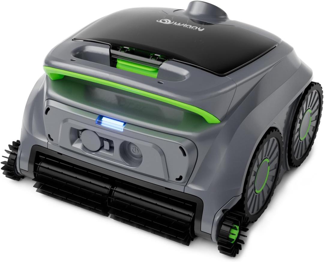 Winny B1 Robotic Pool Cleaner for Inground & Above Ground Pools, Gray