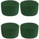 8 Packs Round Floral Foam Blocks for Fresh and Artificial Flowers Arrangements Green Styrofoam Block for Wedding Aisle Flowers Party Decoration DIY Craft