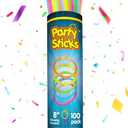 Party Sticks Glow Sticks Jewelry Bulk Party Favors and Connectors - 8" Glow in the Dark Party Supplies, Neon Party Glow Necklaces and Glow Bracelets for Kids and Adults