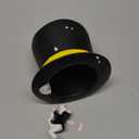 Halloween Candy Bowls Candy Dish for Office Desk Bunny Bowl Key Bowl for Entryway Table Flower Pots for Indoor Plants Alice in Wonderland Decor (Black)