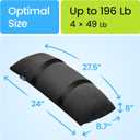 Rhino BaseMate Umbrella Base Weights 4-Pack Fillable Sand Bags for Umbrella Base & Patio Stand | Durable Weatherproof Sandbag Weights for Outdoor Umbrellas, Arched Design, Holds Up to 49 lbs Each