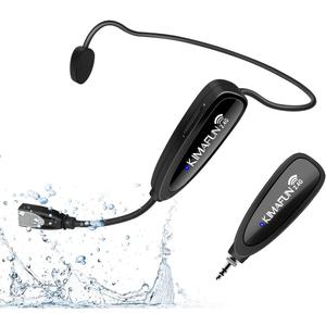 KIMAFUN Headset Wireless Microphone System, No Need Bluetooth, Waterproof Head Mic for Fitness Instructor, Teaching Online, Yoga Classroom, Spinning Coach, Speaker, iPhone, Android Phone, G100-1