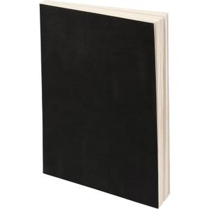 LayFlat Sketchbook - 8.27 x 11 Inches - Black Blank Note Book, 64 Sheets, Thick 100gsm Paper, for Drawing, Sketching, and journaling (Large)
