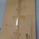 Black Gaming Desk with LED Lights and Power Outlets, 47 Inch Computer Desk with 3 Drawers and Adjustable Monitor Stand, Home Office Desks with Charging Station USB Port, Study Writing Table