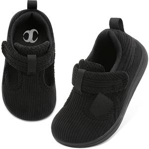 Toddler Slippers Girl Boy House Shoes Baby Moccasins Slippers Comfy Indoor Outdoor Barefoot Walking Shoes Size 11