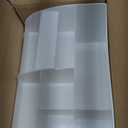 Desk Organizer with 6 Compartments and 2 Drawers, Plastic Makeup Organizer, Pen Holder for Desktop Storage, Desk Organization for School, Home, Office Supplies (White)