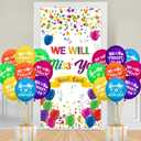 Farewell Going Away Party Decorations We Will Miss You Good Luck Door Cover Banner and 18Pcs Balloons for Graduation Retirement Coworker Leaving Goodbye Decor Party Supplies