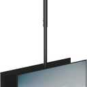 WALI Ceiling TV Mount Dual Screen Back to Back Fits Most Display 43 to 86 Inch TV, Up to 176lbs, 88 lbs for Each Screen, Height Extension up to 66.5 Inch, Mounting Holes 600x400mm (CM4386-2S), Black