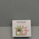 Momcozy Baby Teether Toys | Food Grade Silicone Teething Relief 0-6 Months | Essential Toy 6-12 Months | Green and Pink