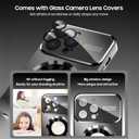 2 Pack Magnetic for iPhone 16 Pro Max Case,Shockproof Anti-Scratch 16 Pro Phone Cover for Women Men ,Built-in Camera Lens Protector Compatible with MagSafe,with 2 pack Tempered Glass Screen Protector