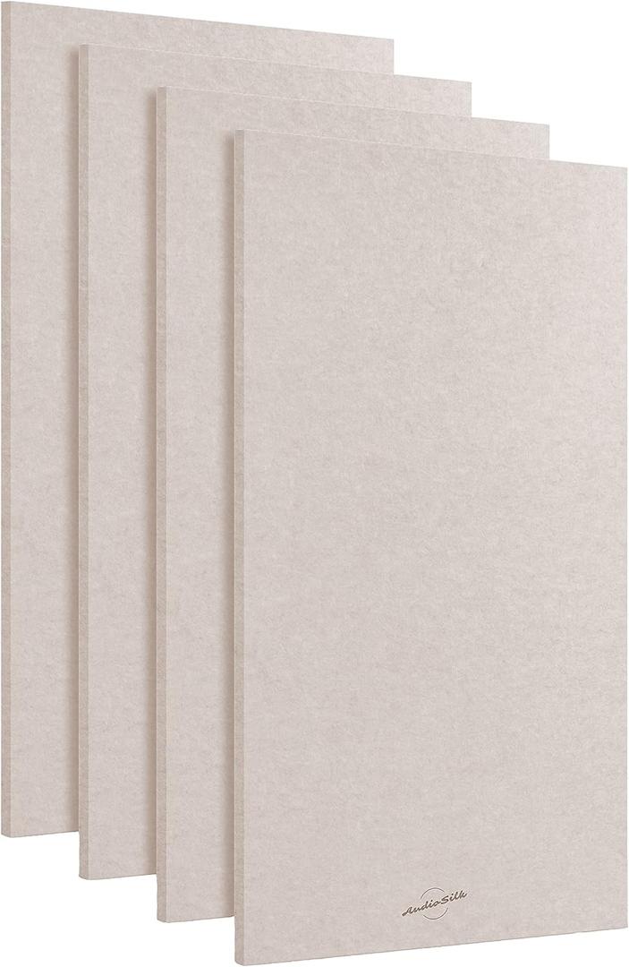 Acoustic Panels, 4 Pack ROOM KIT, Large, 46" x 23", Natural