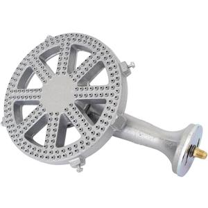 Cast Iron Propane Burner Head with Brass Fitting Orifice (SH16-DIY Burner)