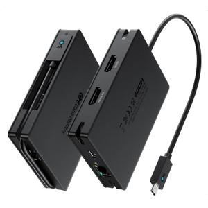 Cable Matters 8-in-1 Portable 40Gbps Dual HDMI USB4 Hub, USB 4 Dock with 2X 4K@60Hz or 1x 4K@120Hz / 8K@30Hz, 100W PD, Gigabit Ethernet, Compatible with Thunderbolt 4 (*macOS's Display Limitation)