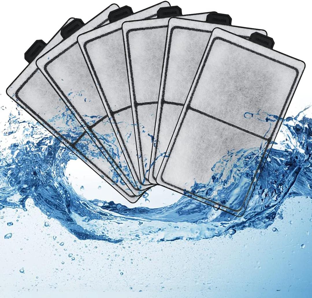 HiTauing 6 Packs PF-S Filter Cartridge for PF10 Power Filters, Only Fit to Model PF10 Power Filters