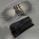 LUENX Aviator Sunglasses for Men Women Polarized - UV400 Protection, Stylish Shades, Driving, Outdoor Activities (A11-silver/Mirrored/Without Zipper Case)