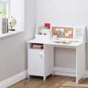 UTEX Wooden Kids Study Desk with Hutch and Storage for Ages 3-8