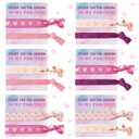 Thanks Colorful Elastic Hair Bands - 30Pcs Summer Y2K Stargazer Girl Dresses Up With Elastic Headband Hair Accessories Back to School Birthday Party Favor Wrist Decor Gifts for Fans Girls
