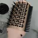 Bopcal 2" Travel Blow Dryer Brush, Dual Voltage 100-240V Hot Air Brush, 4-in-1 Ionic Hair Dryer Brush for Blowout, Volumizing, Straightening, Curling & Drying, Portable with EU UK Plug