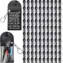 120 Sets Man of God Gift Bulk Mini Screwdriver Keychain, Christian Church Gifts for Dad, Portable Pocket Mini Screwdriver Keychain Set Father Tool Party Favors Religious Gifts for Adult Men
