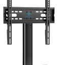 PERLESMITH Universal TV Stand Legs for 32-60 inch TVs, Table Top TV Stand up to 88 lbs, Height Adjustable Television TV Mount, Universal TV Base for Livingroom & Bedroom, VESA 400x400mm PSTVS04-N1