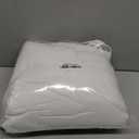 Serta Heated Mattress Pad Twin Size - Electric Mattress Pad, 10 Heat Setting Controller, Auto Shut Off Timer, Deep Elastic Pocket, Up to 17" Mattress, ETL Certified, Machine Wash, Twin, White