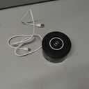 Security Camera Motion Activated with Wireless Charging, Dome Cams with Motion Detection, Night Vision, Local & Cloud Storage, Hd 1080P, Indoor Camera with Clock (Black)