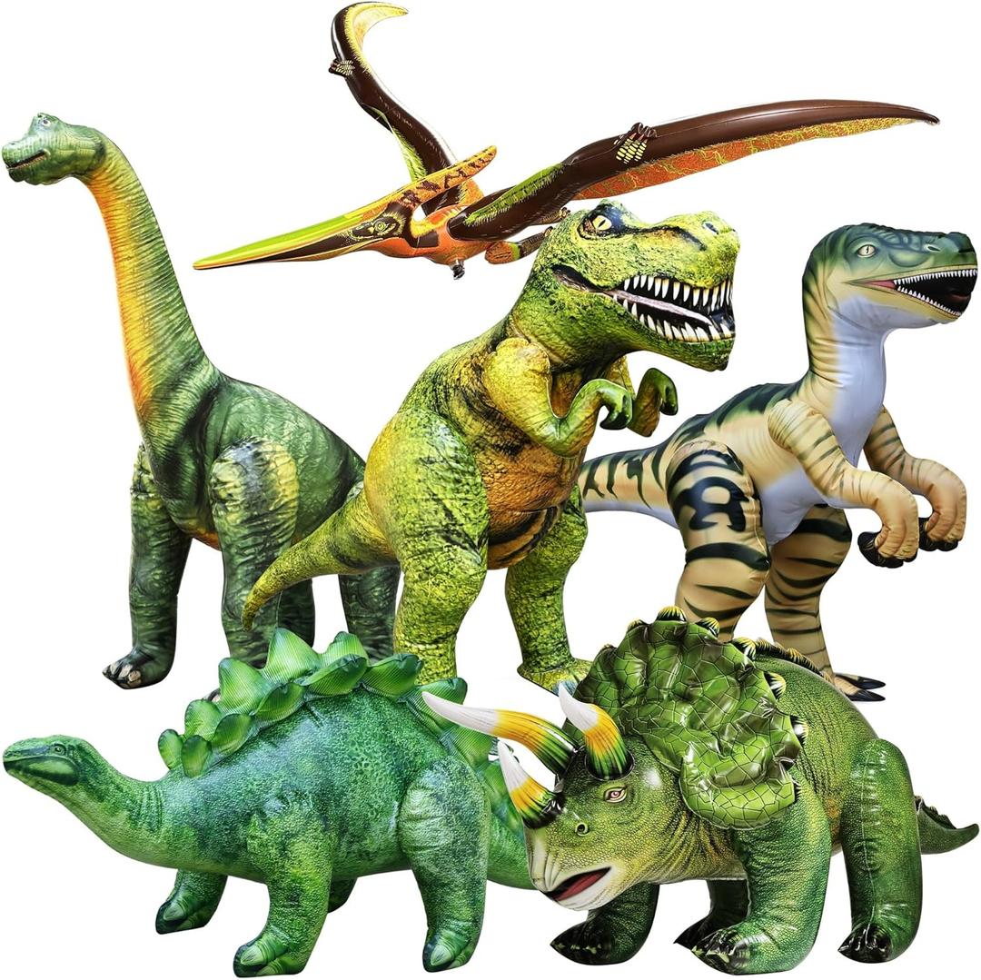 Inflatable Dinosaur 6 Pack