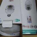 2PCS WiFi Light Bulb Security Camera Wireless Outdoor 1080P Indoor 360 Degree Security Cameras for Home Security, Smart Motion Detection, Two-Way Audio