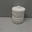 Vintage Ceramic Salt and Pepper Shaker Set Condiments Cellar Stacking Bowls With Lid