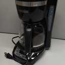 BLACK+DECKER 12-Cup Digital Coffee Maker, Programmable, Washable Basket Filter, Sneak-A-Cup, Auto Brew, Water Window, Keep Hot Plate, Black