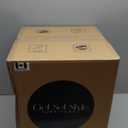 Get Set Style Modern Round Ottoman with Soft Padded Seat, Multifunctional Vanity Stool for Makeup, Upholstered Footrest Stool Ottoman Foot Stool for Living Room, Bedroom (Taupe)