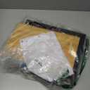 Bread Box for Kitchen Countertop, Large Bread Container Storage, Wooden Farmhouse Bread Box with Window Bread Holder (Black)