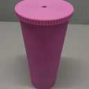 Mermaid Tumbler Soft Touch Finish - Pink 24 Oz