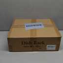 SNTD Dish Drying Rack, Expandable Dish Rack for Kitchen Counter, Stainless Steel Dish Drainer with Drainboard Set and Utensil Holder (White)