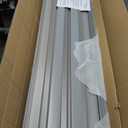 Ezlaino 4x4ft PVC Slat Wall Paneling - Thickened & Durable, Waterproof, Versatile | Fits Most Slatwall Accessories (Not Included) | Ideal for Garage, Home & Store Organization, Gray