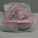 Thyle 4 Pcs 12 Inch Valentine's Day Large Heart Ornaments for Tree 3D Glitter Foam Heart Wreaths Romantic Valentines Outdoor Decorations for Anniversary Wedding Party Wall Window Front Door Decor